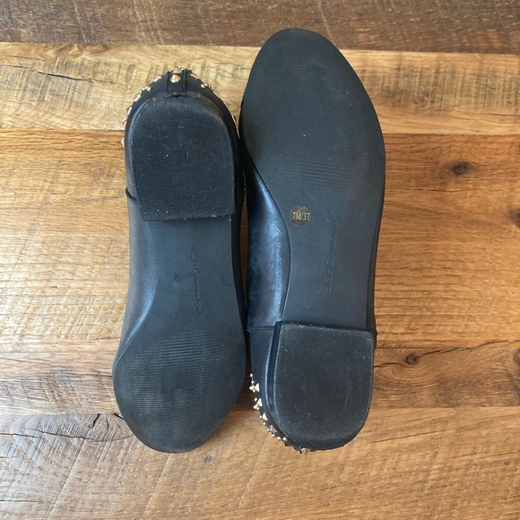 BCBG black bootie with gold stud details - Picture 5 of 5